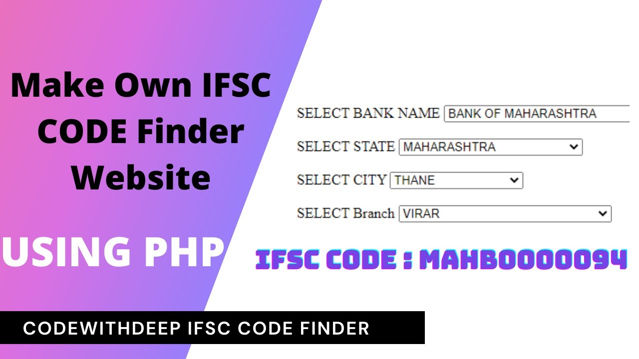All Indian Bank IFSC Code Finder